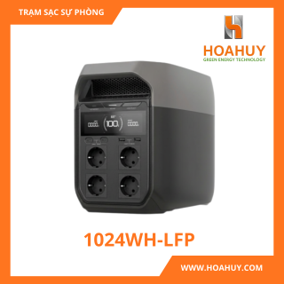 Trạm sạc dự phòng LiFePO₄ 1.024 Wh