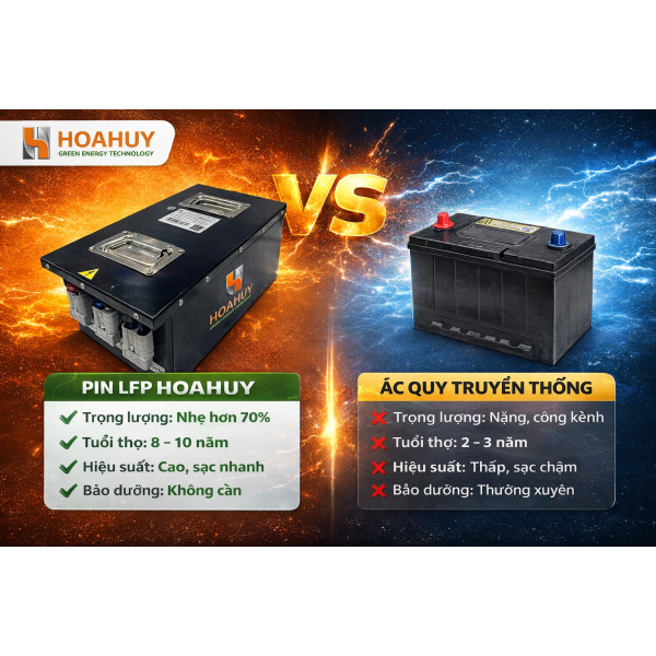 Pin Lithium Khởi Động Xe Tải Có Tốt Không? Xu Hướng Thay Thế Ắc Quy Truyền Thống Hiện Nay