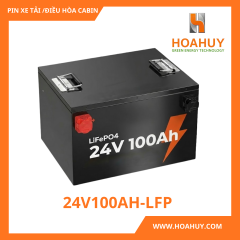 Pin LiFePO₄ 24V 100Ah (xe tải/RV/điều hòa đỗ) Pin LiFePO₄ 24V 100Ah (xe tải/RV/điều hòa đỗ)