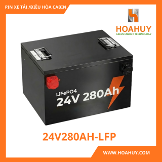 Pin LiFePO₄ 24V 280Ah (xe tải/RV/điều hòa đỗ)