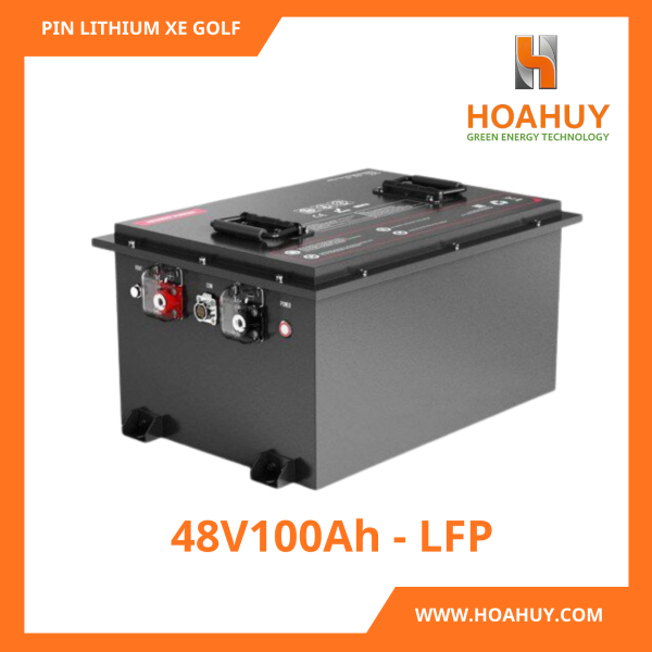 Pin Lithium Xe Golf Cart 48V100Ah LiFePO₄ – Nhỏ Gọn, An Toàn, Hiệu Suất Ổn Định