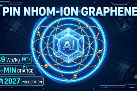 Pin Nhôm-Ion Graphene: Mật Độ Năng Lượng Tăng Gấp Đôi, Sạc Đầy Chỉ 6 Phút