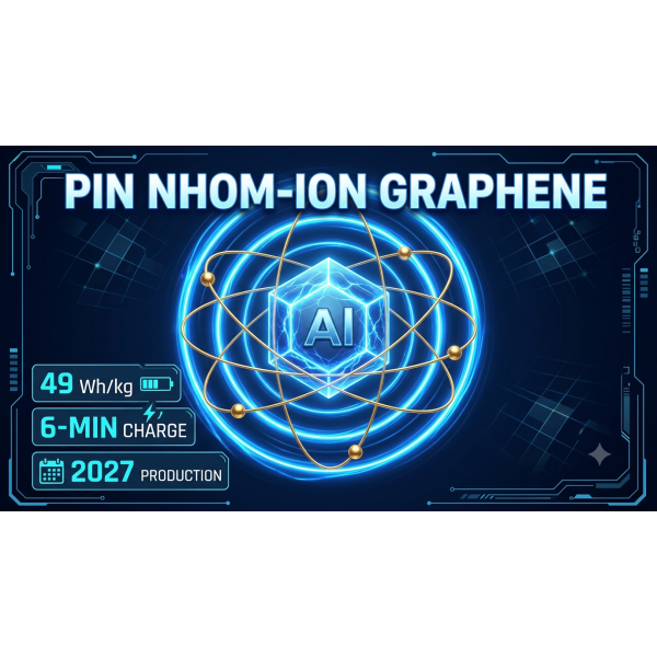 Pin Nhôm-Ion Graphene: Mật Độ Năng Lượng Tăng Gấp Đôi, Sạc Đầy Chỉ 6 Phút