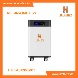 Pin lưu trữ năng lượng All- In - One ESS 51.2V 280Ah (14.34 kWh)