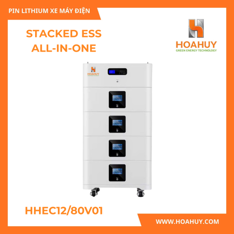 Pin lưu trữ năng lượng STACKED ESS ALL-IN-ONE  HHEC12/80-V01 (80,4 kWh)