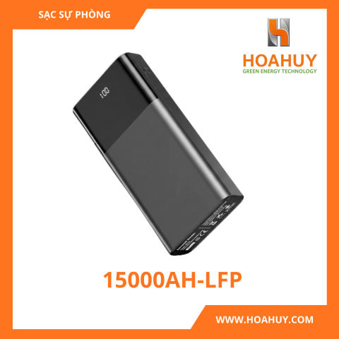 Sạc dự phòng LiFePO₄ 15.000 mAh
