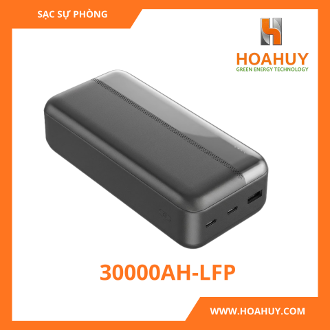 Sạc dự phòng LiFePO₄ 30.000 mAh