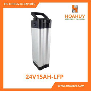 Pin Lithium 24V 15Ah LiFePO₄ CHO XE ĐẠP ĐIỆN 