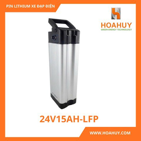 Pin Lithium 24V 15Ah LiFePO₄ CHO XE ĐẠP ĐIỆN Pin Lithium 24V 15Ah LiFePO₄ CHO XE ĐẠP ĐIỆN