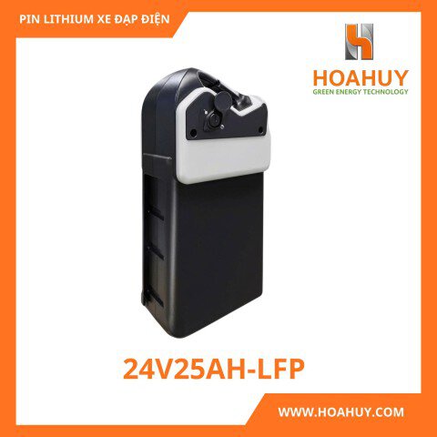Pin Lithium 24V 25Ah LiFePO₄ CHO XE ĐẠP ĐIỆN Pin Lithium 24V 25Ah LiFePO₄ CHO XE ĐẠP ĐIỆN