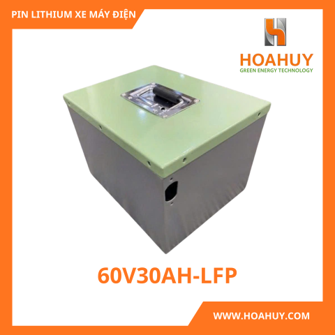 Pin Lithium 60V 30Ah LiFePO₄ cho Xe Máy Điện