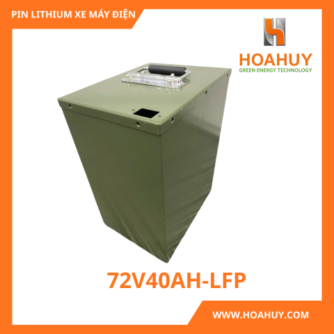 Pin Lithium 72V 40Ah LiFePO₄ cho Xe Máy Điện