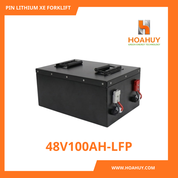 Pin Lithium xe nâng Forklift 48V100Ah LiFePO₄ – An Toàn, Hiệu Suất Ổn Định, Bền Bỉ