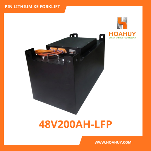 Pin Lithium xe nâng Forklift 48V200Ah LiFePO₄
