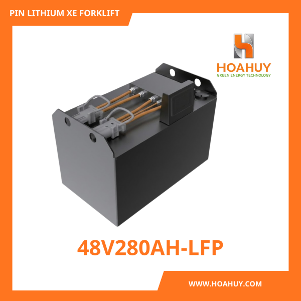 Pin Lithium xe nâng Forklift 48V280Ah LiFePO₄ – An Toàn, Hiệu Suất Ổn Định, Bền Bỉ