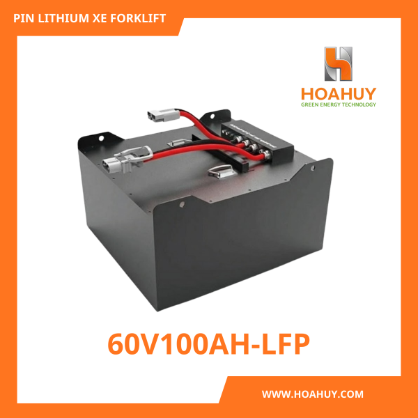 Pin Lithium xe nâng Forklift 60V100Ah LiFePO₄ – An Toàn, Hiệu Suất Ổn Định, Bền Bỉ
