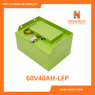 Pin Lithium xe nâng Forklift 60V40Ah LiFePO₄