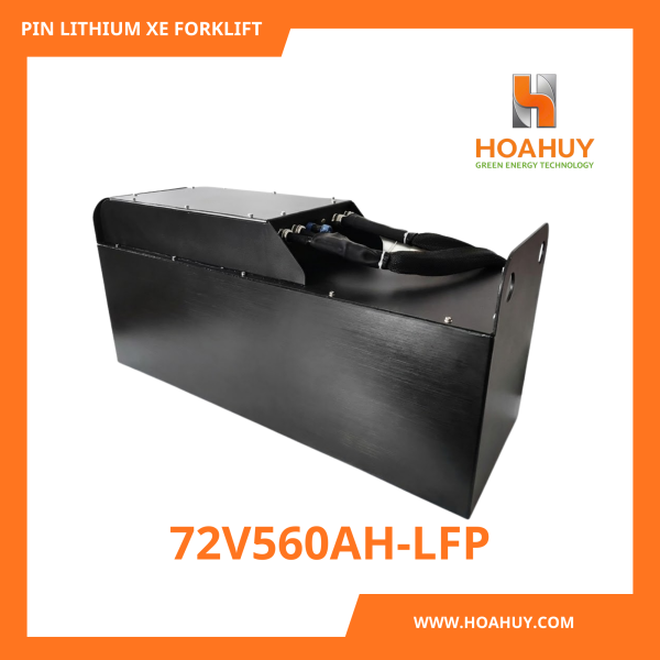 Pin Lithium xe nâng Forklift 72V560Ah LiFePO₄ – An Toàn, Hiệu Suất Ổn Định, Bền Bỉ