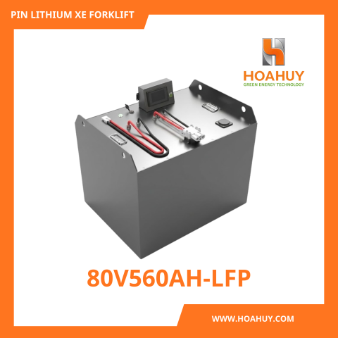 Pin Lithium xe nâng Forklift 80V560Ah LiFePO₄
