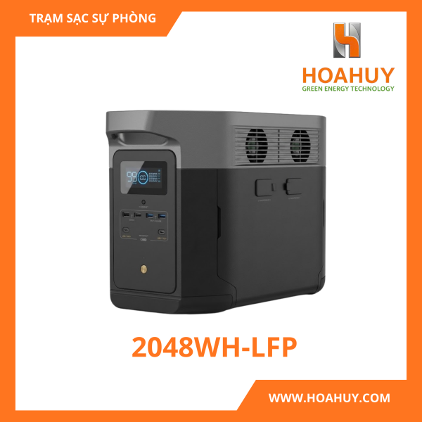 Trạm sạc dự phòng LiFePO₄ 2.048 Wh