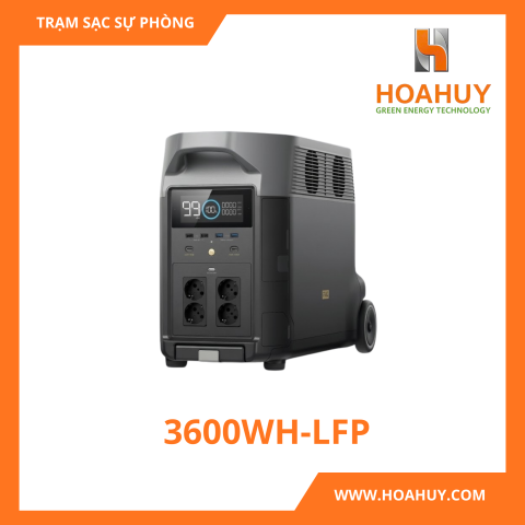 Trạm sạc dự phòng LiFePO₄ 3.600 Wh