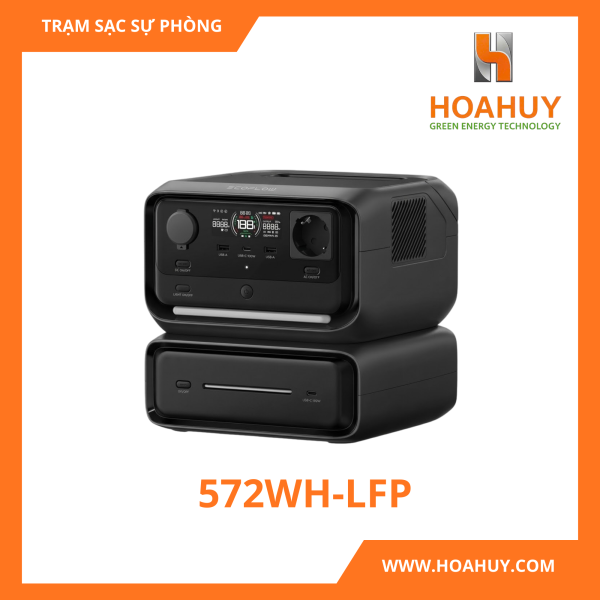 Trạm sạc dự phòng LiFePO₄ 572 Wh