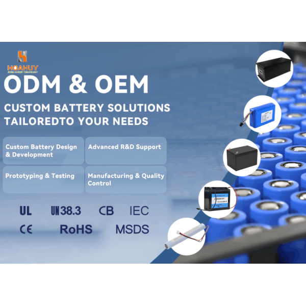 Dịch vụ OEM/ODM Pin Lithium – Giải pháp toàn diện từ nhà máy Hoahuy